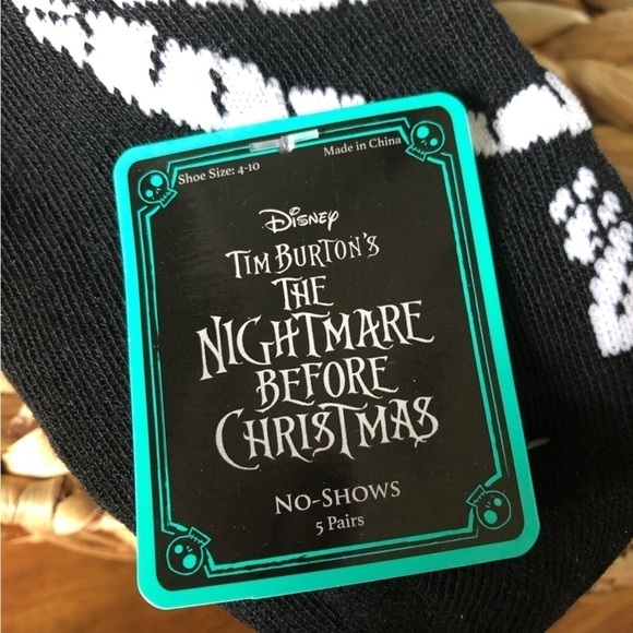 Disney The Nightmare Before Christmas: no-show 5pack themed socks - Picture 2 of 7
